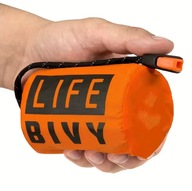 TERMINCZY ŚPIWÓR RATUNKOWY KOMPAKTOWY Z GWIZDKIEM SURVIVAL 120G 213 X 91CM