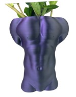 Doniczka osłonka dekoracyjna artystyczna tors męski figurka zmienia kolor