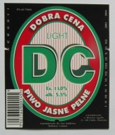 ETYKIETA PIWO JASNE PEŁNE DC DOBRA CENA BROWAR CHEŁM POKRÓWKA