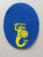 Naszywka milicja guma