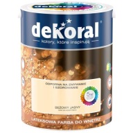 Dekoral MOC KOLORU Farba lateksowa do wnętrz beżowy jasny 5l