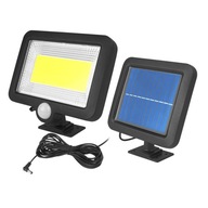 Lampa solarna LED z czujnikiem ruchu – do ogrodu, uliczna – z pilotem