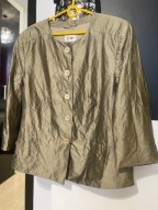 1 Złota Jobis jedwabny silk złoto vintage artystyczny vintage satynowy