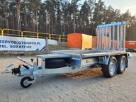 Przyczepa pod minikoparkę MT2600 z rampą 2600KG budowlanka