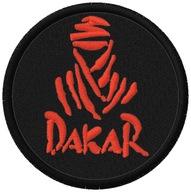 Termo Naszywka Dakar Logo Haftowana Wyścigi Rajd Motor Naprasowanka