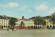 Pocztówka PRL Łódź Stary Rynek pomnik Marchlewskiego 28-928