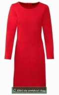 SUKIENKA DAMSKA DZIANINA WISKOZOWA RED XS ESMARA
