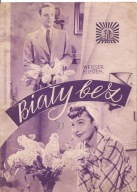 BIAŁY BEZ -film -program kinowy -lata 30,40
