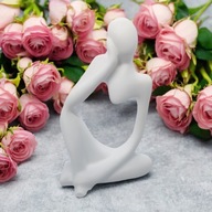 Nowoczesna DEKORACJA Figurka Myślącej Postaci z Gipsu PREZENT Abstrakcyjna