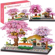 KLOCKI KONSTRUKCYJNE PIĘKNY ZESTAW DRZEWKO BONSAI WIŚNIA POCIĄG 3668 EL.