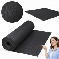 MATA ANTYPOŚLIZGOWA DO SZUFLAD SZAFEK CZARNA PLAMOODPORNA 500 X 50 CM