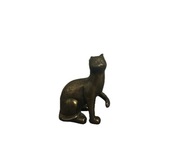 Figurka kotka / kota / kot / kotek | efekt bronzu | vintage