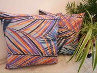 PODUSZKI DEKORACYJNE ZESTAW 2szt BAWEŁNA 100%