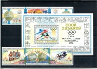 A50368) Olimpiada 92: Cook-Inseln 1354 - 1359** + Bl 204**