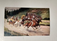 poczt.Jerzy Kossak-Wesele góralskie