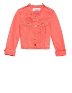 Twinset kurtka jeansowa dla dziewczynki – koralowa, rozmiar 92 (~2 lata)