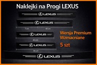 Naklejki 5 szt Ochronne Lexus Na Progi RX NX GS ES IS