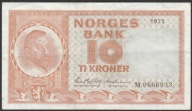 Norwegia 10 koron 1973 - Michelsen - M0666