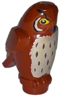 LEGO Sowa - Reddish Brown - 92084pb01