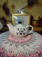 porcelitowy czajniczek dla dwojga