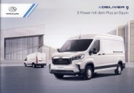 Maxus eDeliver 9 prospekt model 2022 rzadki