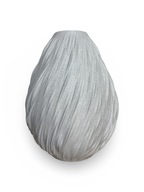 Wazon na Suszki - kwiaty LEGO Imitacja Marmuru 19cm Nowoczesny Pofalowany