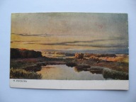 MICHAŁ POCIECHA ZACHÓD SŁOŃCA przedwojenna POCZTÓWKA