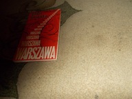 WARSZAWA. stary PLAN MIASTA autobusy tramwaje