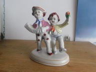 Steatyt Katowice porcelana figurka Muzykujące dzieci - unikat