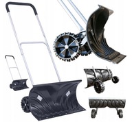 Łopata Śniegowa Na Kółkach Pług Śnieżny Do Odśnieżania Śniegu HECHT 140cm