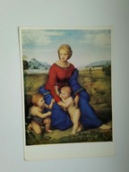 Madonna w zieleni - obraz Raffael Santi, Włochy - pocztówka