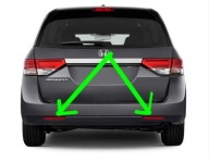 HONDA ODYSSEY ODBLASK ZDERZAK TYL 2011-2017 11 12 13 14 15 16 17