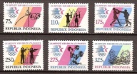 Indonezja 1984 Znaczki 1140-5 ** sport igrzyska olimpijskie Olimpiada boks