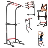 PORĘCZE DO ĆWICZEŃ STALOWE DO DIPÓW WIELOFUNKCYJNE HOP-SPORT 98-98 CM