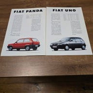 Fiat Tempra Tipo Croma Uno Panda program gama 1991