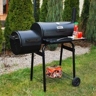 Grill Wędzarnia G5165 3w1 Ogrodowy Węgiel BBQ RUSZT Kiełbasa Żeberka Ryby