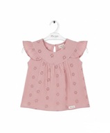 Helen – Różowa muślinowa tuniczka dla dziewczynki – rozmiar 98 3 lata