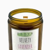 OSOYA Velvety Lavender świeca sojowa zapachowa 160g