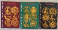 KATALOG MONET POLSKICH 1649-1696, 1697-1763, 1764-1864