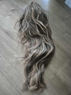 FESHFEN Przedłużenie włosów syntetyczne treska kitka na klamrze