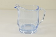 PIĘKNY STARY SZKLANY BŁĘKITNY MLECZNIK ZOBACZ TANIO!