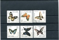 A51055) Motyle: Vietnam 405 - 410 gest.