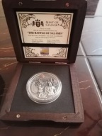 MONETA 5$ Bitwa Pod Salaminą - Bitwy Morskie 2oz 2019 Niue