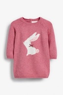 NEXT różowa sukienka sweterkowa 56 cm