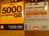 Starter z sieci ORANGE numer 513-199-443 5G LTE