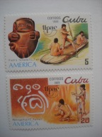 Kuba Mi. 3312-13** Rzeźba, malarstwo