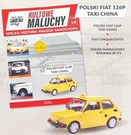 Kultowe Maluchy 14 Polski Fiat 126p TAXI China