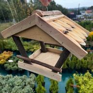 KARMNIK DLA PTAKÓW SCHRONIENIE BUDKA DOKARMIANIE NA ZIMĘ XXL PREMIUM