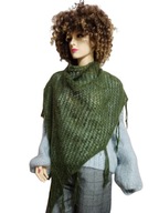 ażurowa CHUSTA wełniana wełna moher moherowa