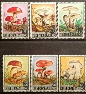 SAN MARINO Mi 891 - 896 ** - czysty - FLORA - GRZYBY